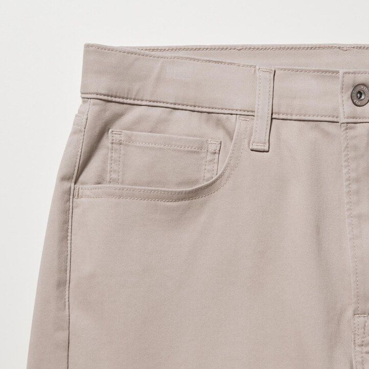 jeans uniqlo ultra stretch skinny fit da uomo beige