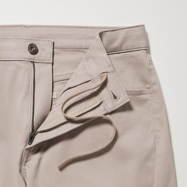 jeans uniqlo ultra stretch skinny fit da uomo beige