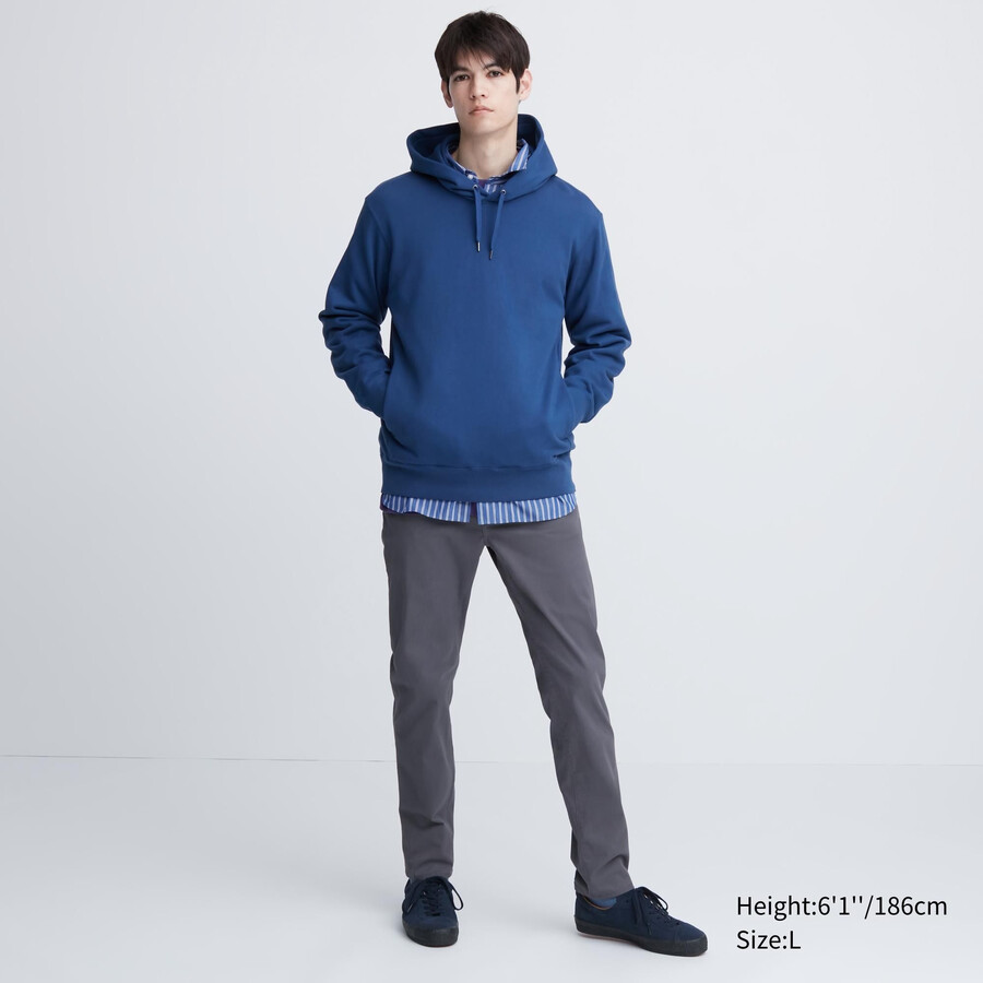 jeans uniqlo ultra stretch skinny fit da uomo grigi