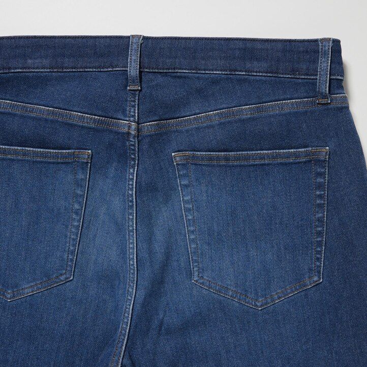jeans uniqlo ezy ultra stretch slim fit da uomo blu