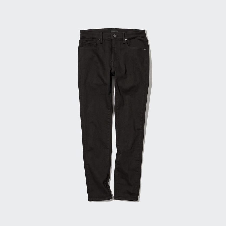 jeans uniqlo ultra stretch skinny fit da uomo neri