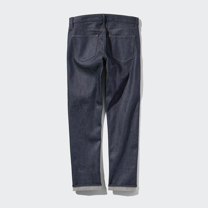 jeans da uomo uniqlo sevedge stretch slim fit neri