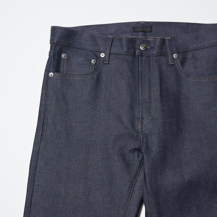 jeans da uomo uniqlo sevedge stretch slim fit neri