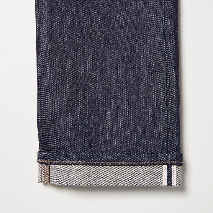 jeans da uomo uniqlo sevedge stretch slim fit blu navy