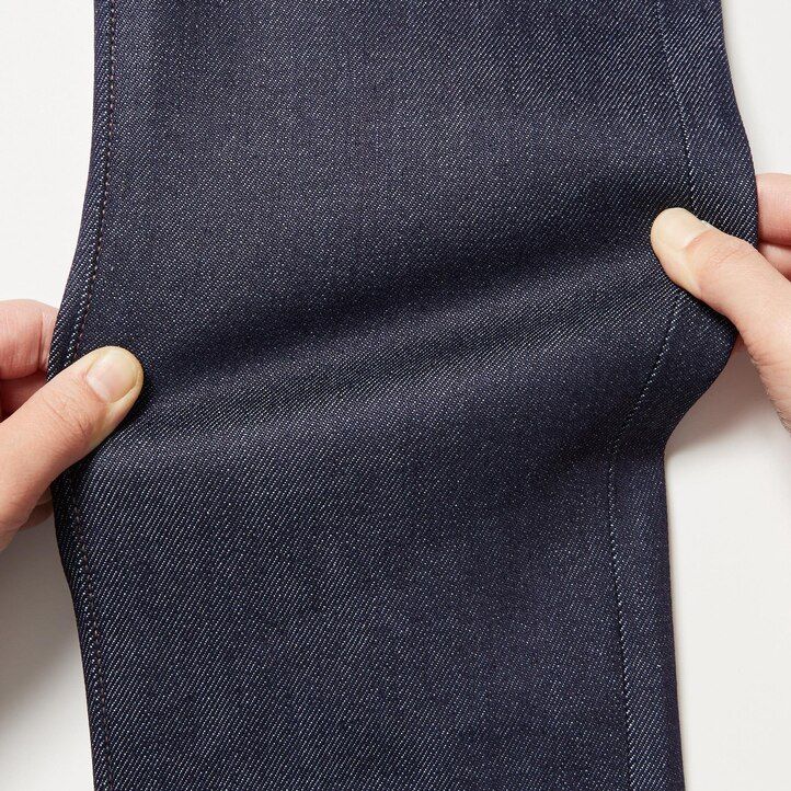 jeans da uomo uniqlo sevedge stretch slim fit blu navy