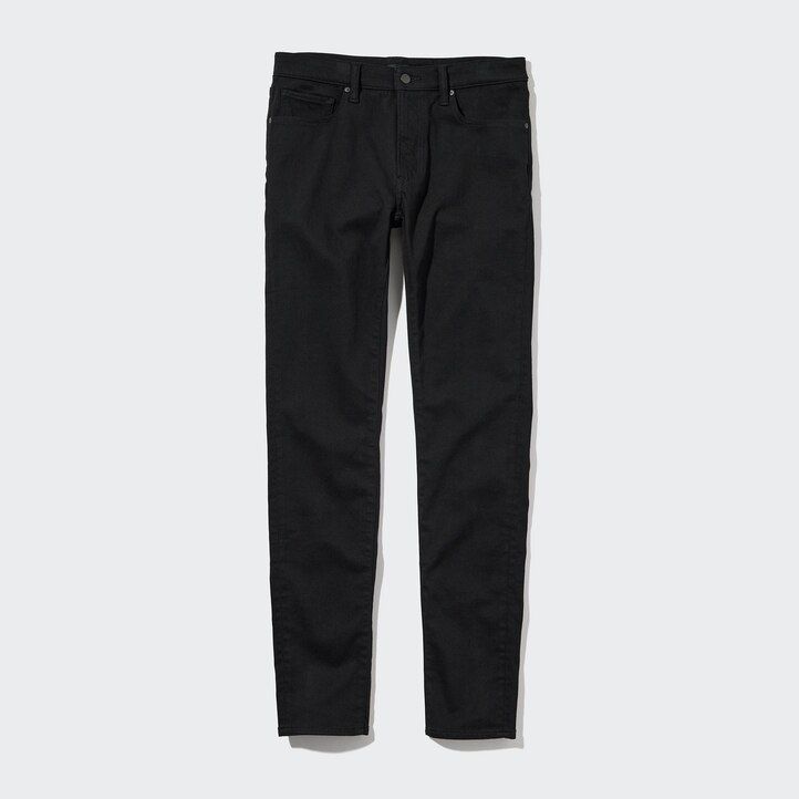 jeans uniqlo ultra stretch skinny fit da uomo neri