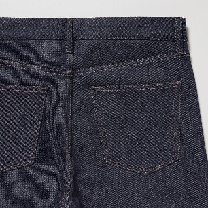 jeans elasticizzati uniqlo sevedge slim fit da uomo neri