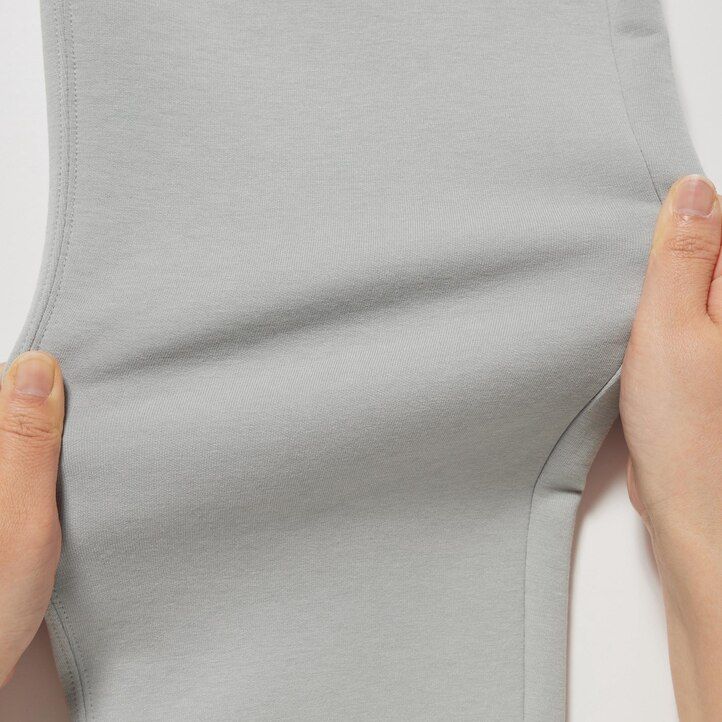 pantaloni da jogging uniqlo dry stretch da uomo grigio chiaro