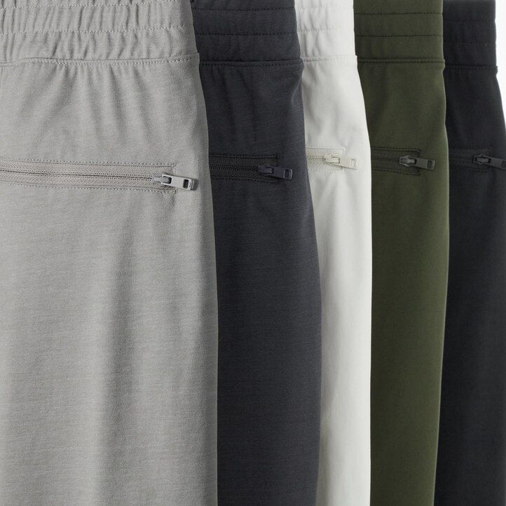 pantaloni da jogging uniqlo ultra stretch dry ex da uomo grigio scuro