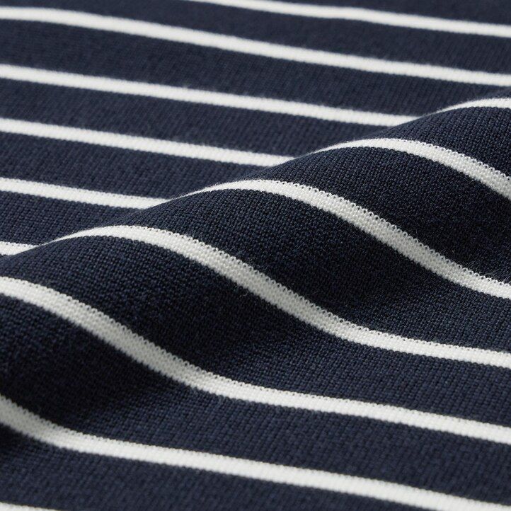 maglioni da uomo uniqlo milano a coste e righe lavabili con scollo rotondo blu navy
