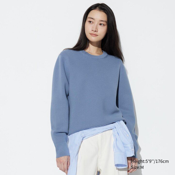 maglioni girocollo a coste lavabili uniqlo milano da uomo verdi