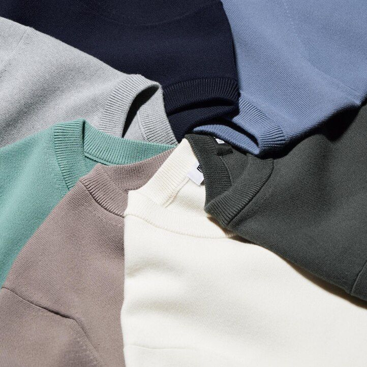 maglioni girocollo a coste lavabili uniqlo milano da uomo verdi