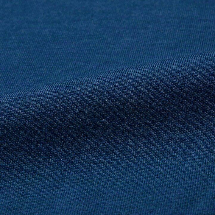 maglioni da uomo uniqlo 100 lana merino extra fine con mezza zip blu navy