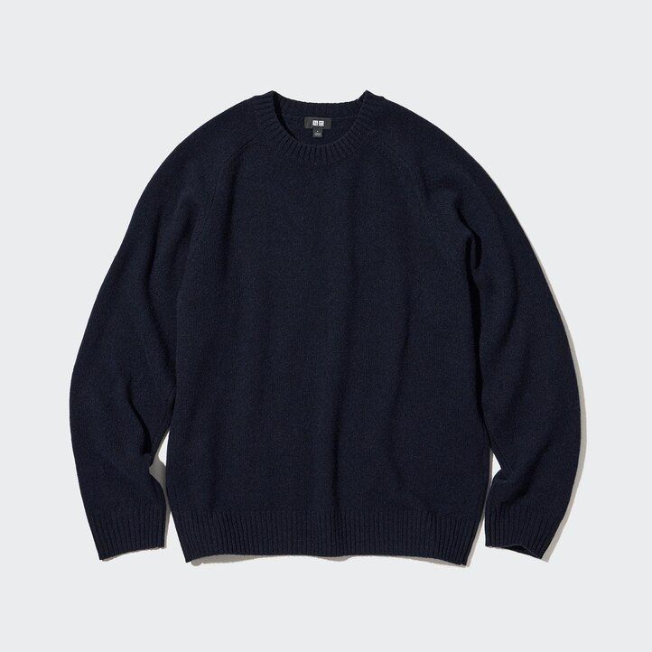 maglioni girocollo in lana dagnello uniqlo premium da uomo bianchi