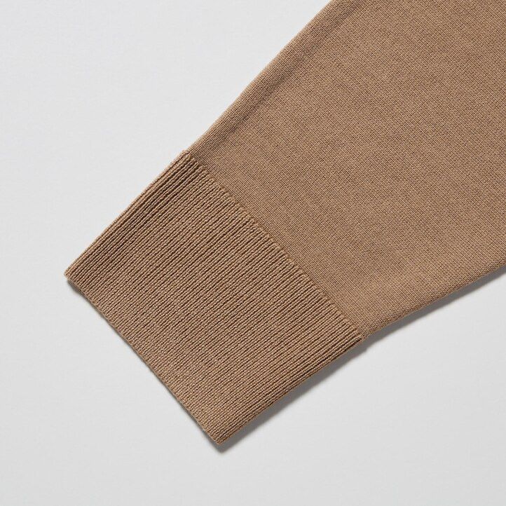 maglioni da uomo uniqlo in lana merino extra fine 100 grigia con scollo a v