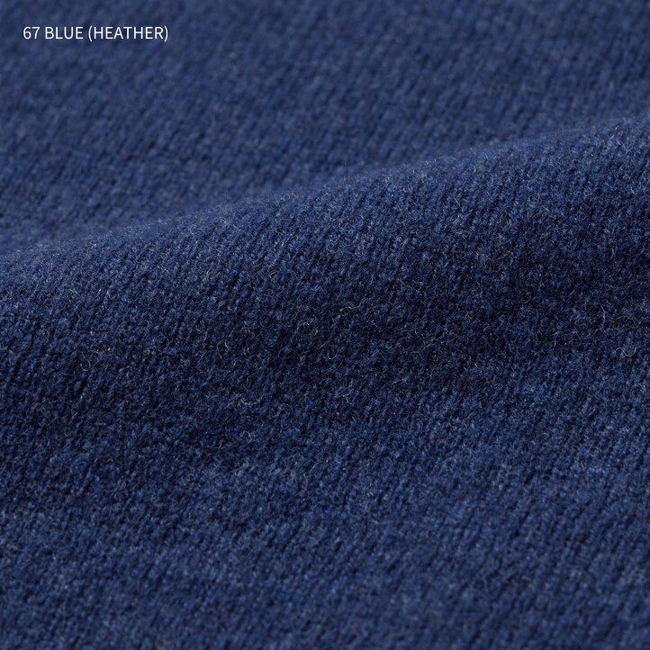 maglioni da uomo uniqlo premium lambswool blu
