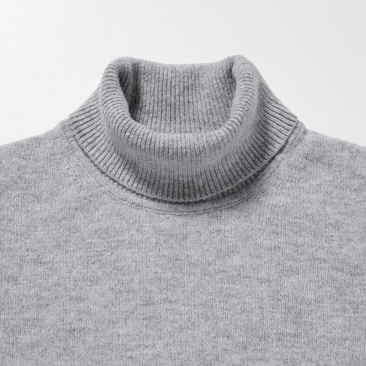 maglioni da uomo uniqlo premium lambswool blu