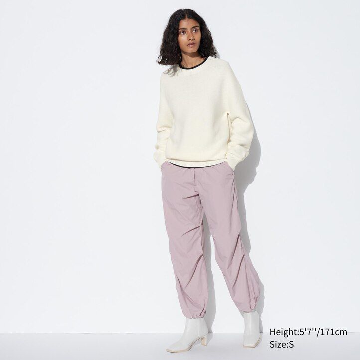 maglioni da uomo uniqlo 3d knit seamless crew neck rosa