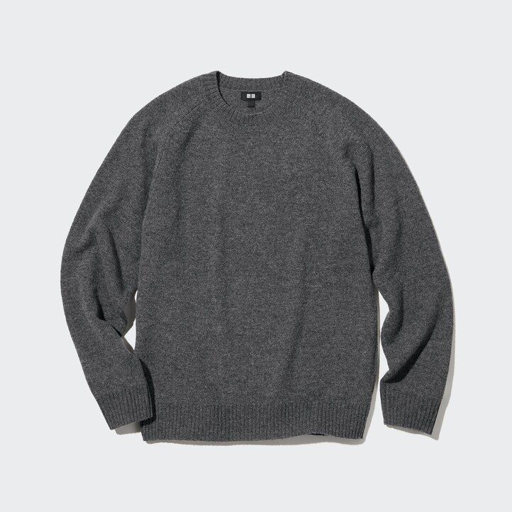 maglioni da uomo con scollo rotondo in lana dagnello uniqlo premium arancione