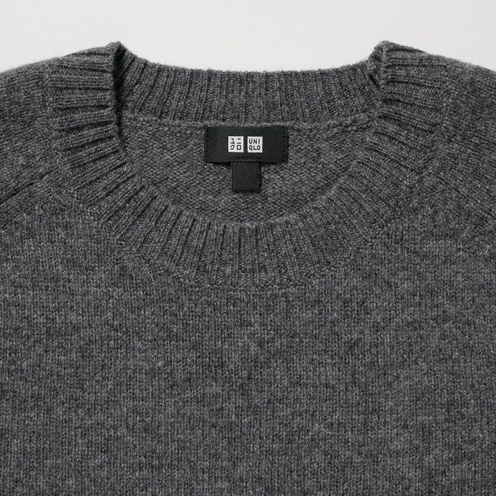 maglioni da uomo con scollo rotondo in lana dagnello uniqlo premium arancione