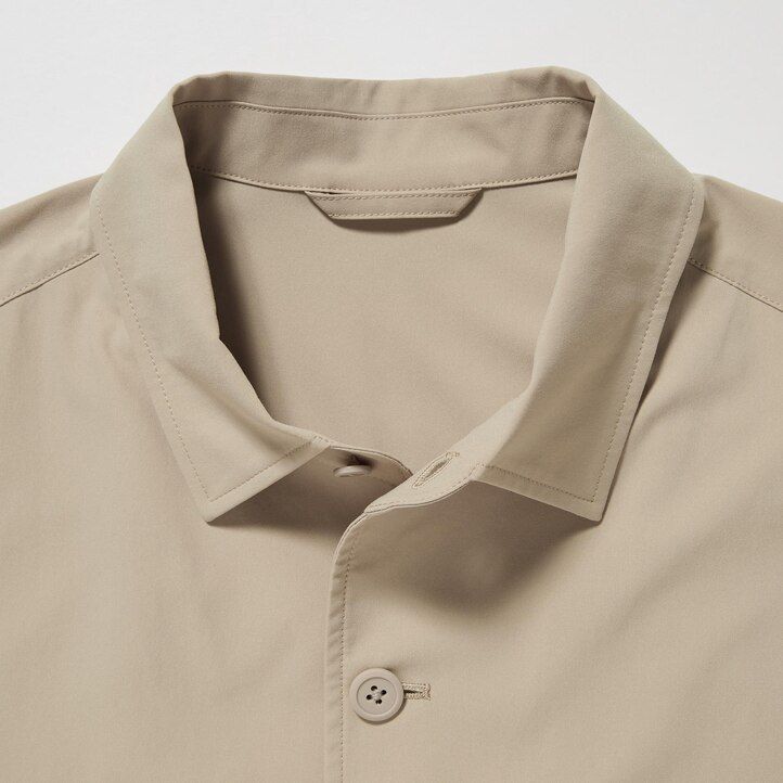 uniqlo airsense ultra light-shirt uomo overshirt beige