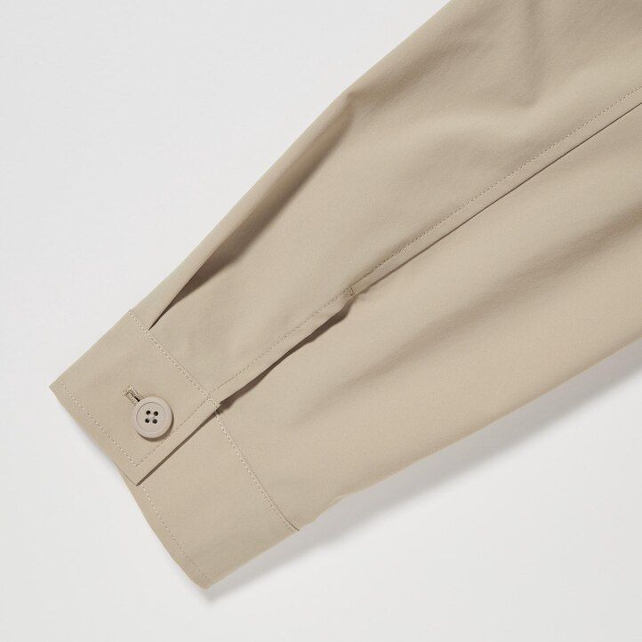 uniqlo airsense ultra light-shirt uomo overshirt beige