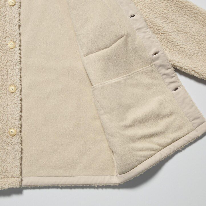 uniqlo - felpa antivento da uomo marrone
