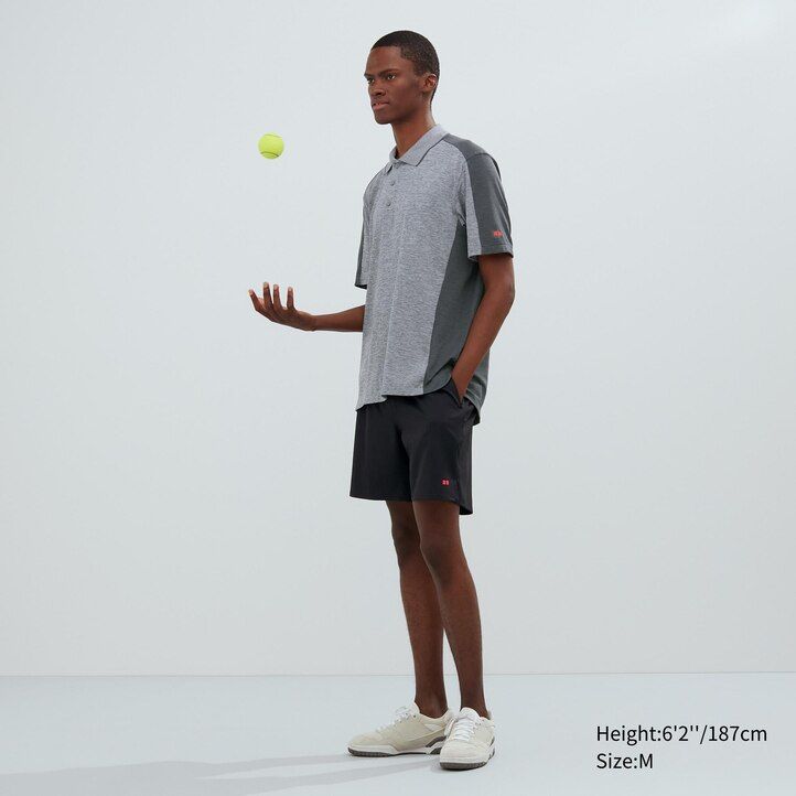 polo uniqlo dry ex grigia da uomo