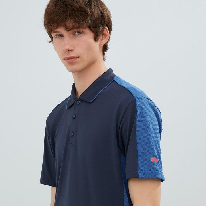 polo uniqlo dry ex grigia da uomo