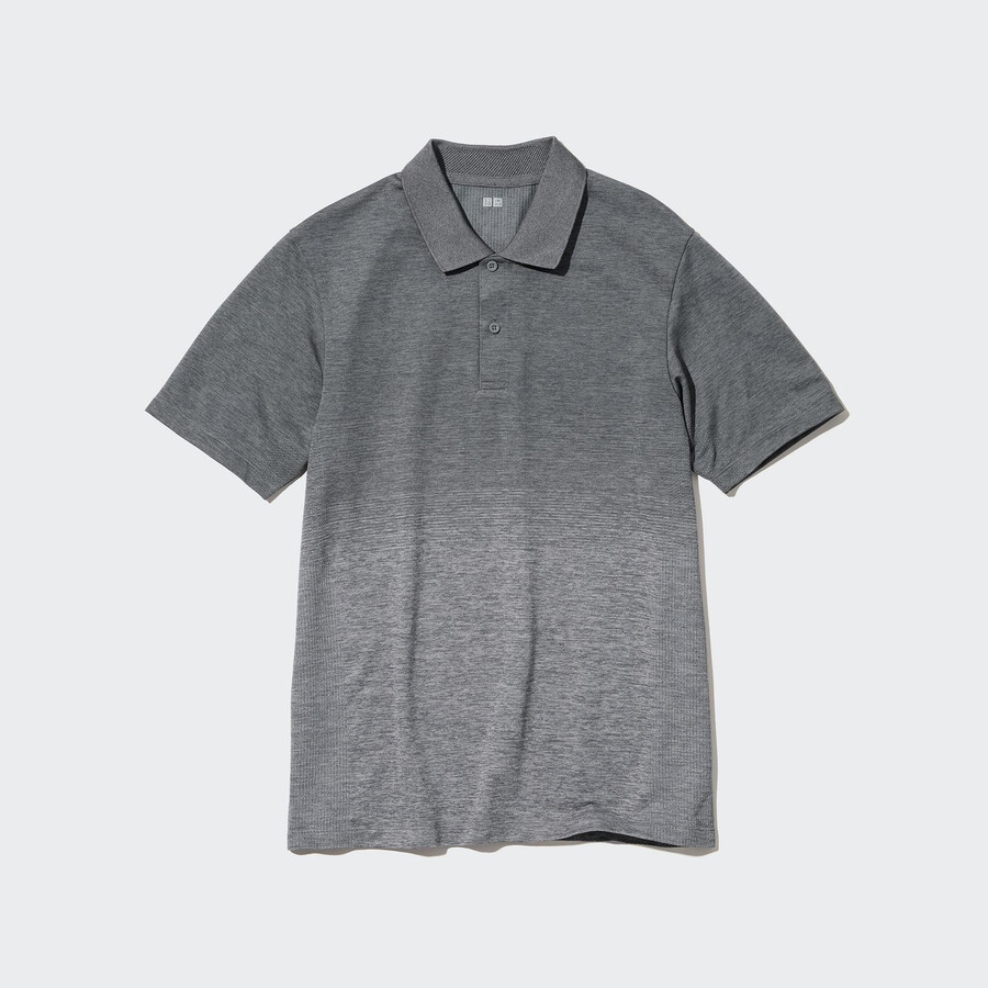 polo uniqlo dry ex grigia da uomo