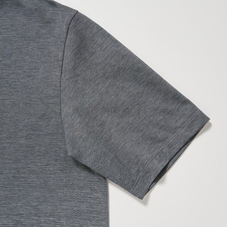 polo uniqlo dry ex grigia da uomo
