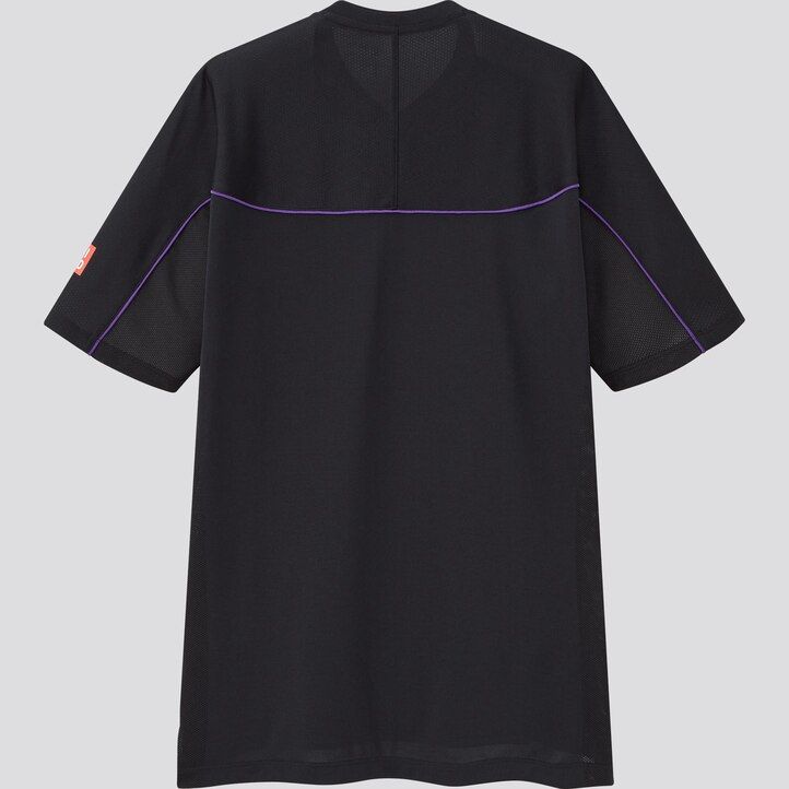 polo da uomo uniqlo roger federer dry ex us 2021 stagione 2021 nera