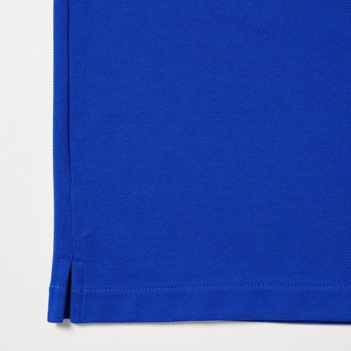 polo uniqlo dry pique da uomo bianca