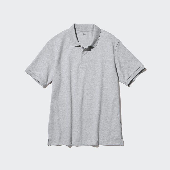 polo da uomo uniqlo dry pique bianca