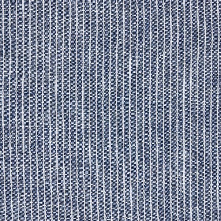 camicia da uomo uniqlo blu con colletto alla coreana vestibilità regolare a righe in lino premium 100