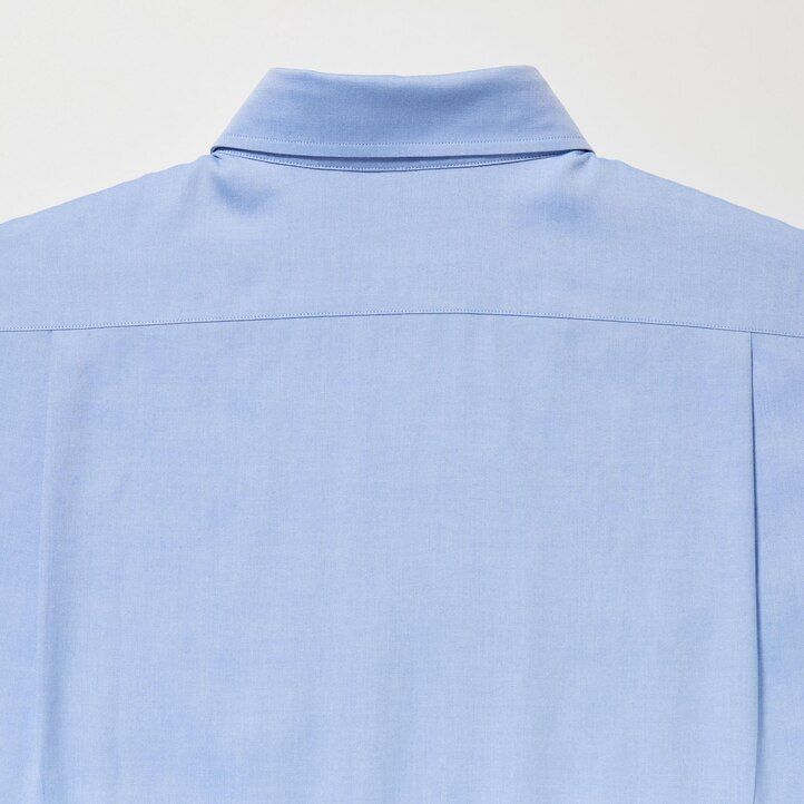 camicie da uomo uniqlo super non iron regular fit con colletto semi-cutaway