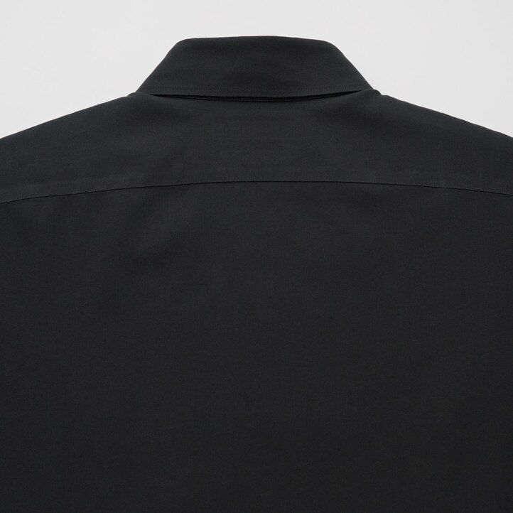 camicia uniqlo super non iron slim fit da uomo con colletto normale bianca
