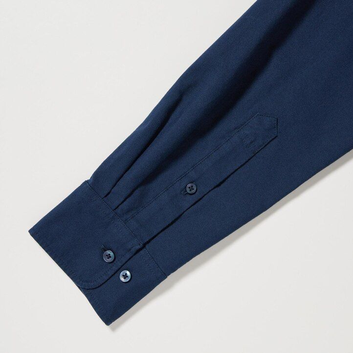 camicie da uomo uniqlo regular fit oxford con colletto regolare bianche