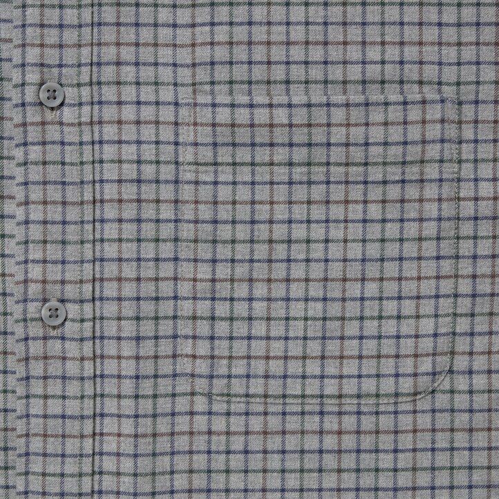 camicie da uomo uniqlo flannel regular fit a quadri con colletto abbottonato bianche