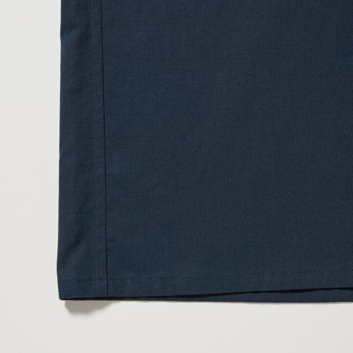 camicie da uomo con maniche a sbuffo e colletto aperto uniqlosual arancione scuro