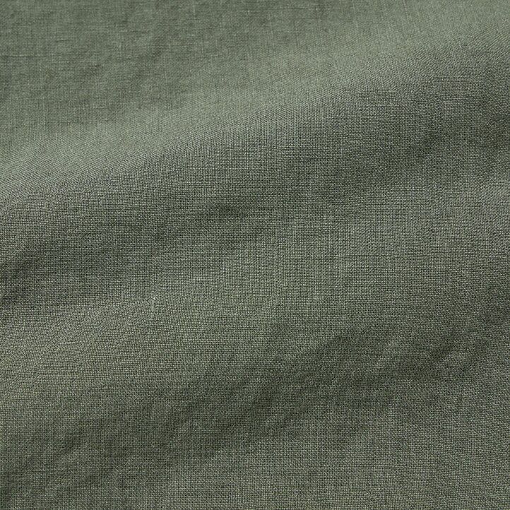 camicia da uomo uniqlo 100 lino di alta qualità vestibilità regolare collo serafino blu