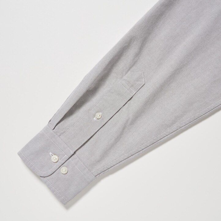 camicie oxford uniqlo regular fit da uomo bianche