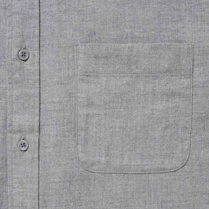 camicie da uomo uniqlo flannel regular fit olive
