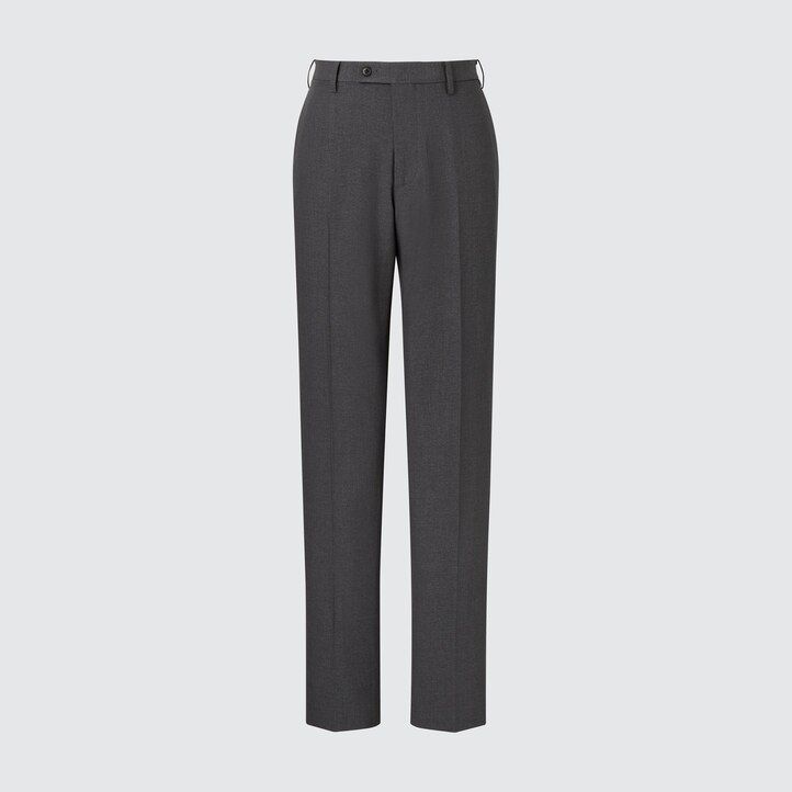 abiti da uomo uniqlo airsense ultraleggeri in lana effetto lana grigio scuro