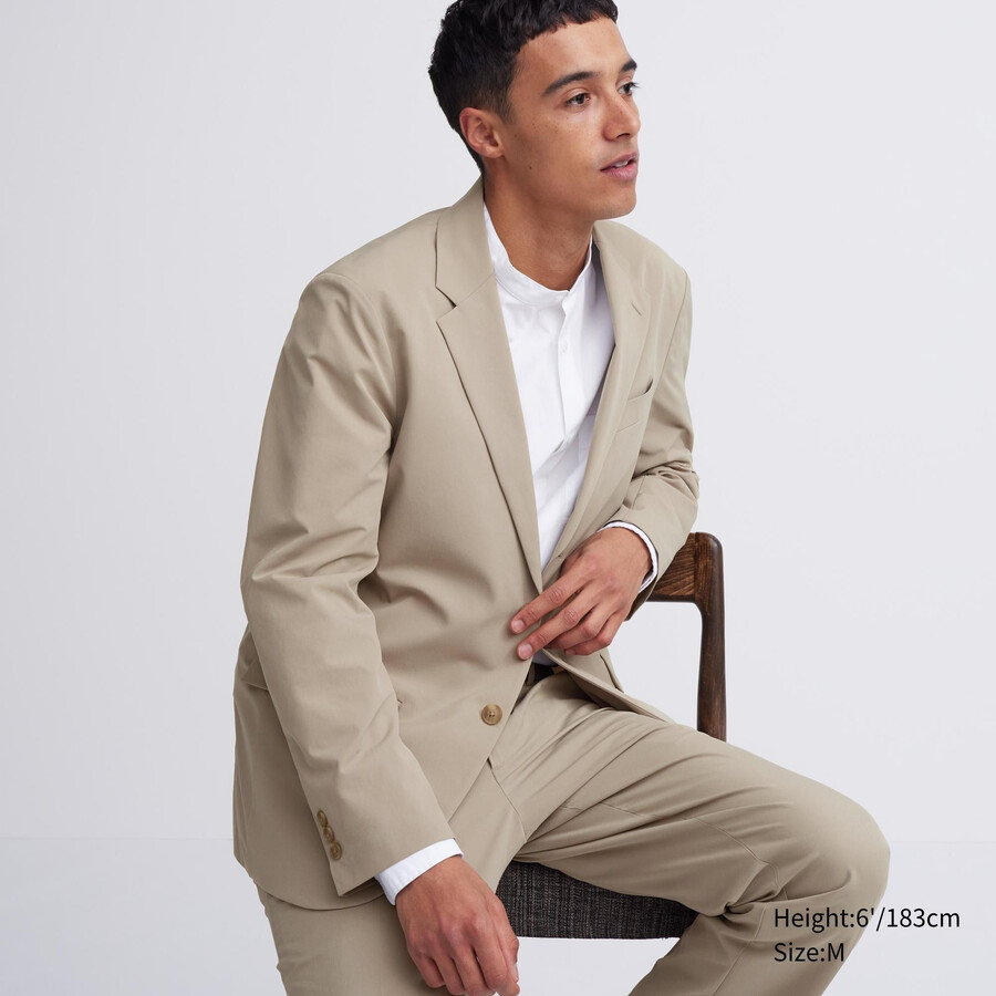 tute ultra leggere uniqlo airsense da uomo beige