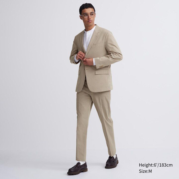 tute ultra leggere uniqlo airsense da uomo beige