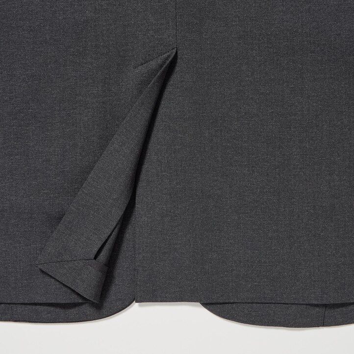 abiti da uomo uniqlo airsense ultraleggeri in lana effetto lana grigio scuro