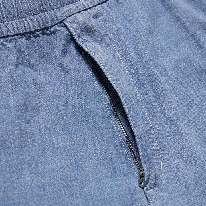 pantaloni uniqlo chambray stretch easys da uomo blu