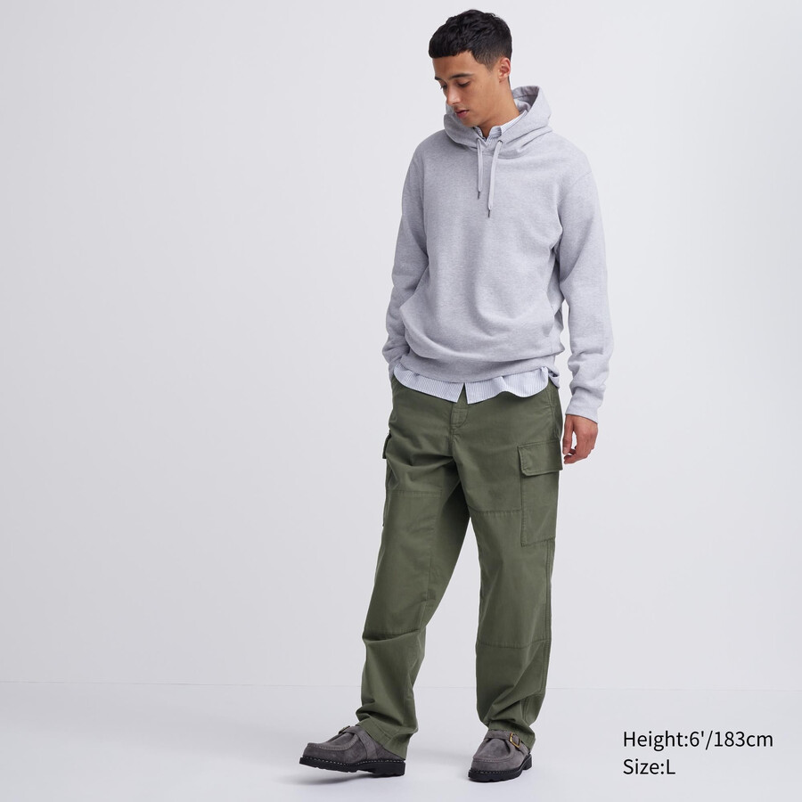 pantaloni da uomo uniqlo utilityrgo color oliva