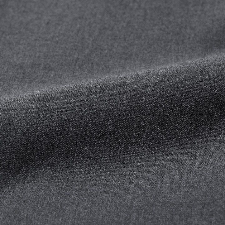 pantaloni da uomo uniqlo smart wool like alla caviglia grigi